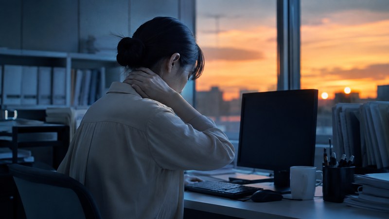 冷房で冷えた体に出る夕方の肩の重だるさ(福岡のレイキ講座が伝える冷房病対策)